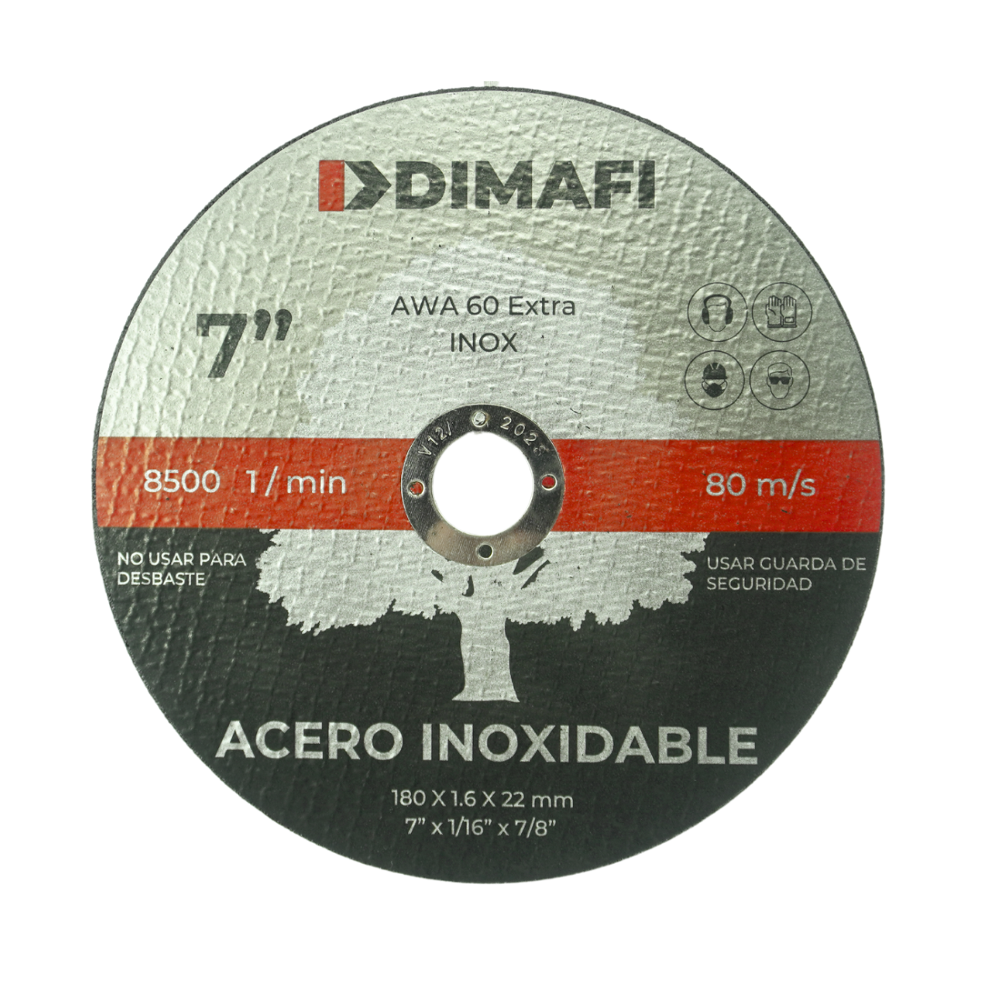 DISCO DE CORTE INOX (10 UDS)