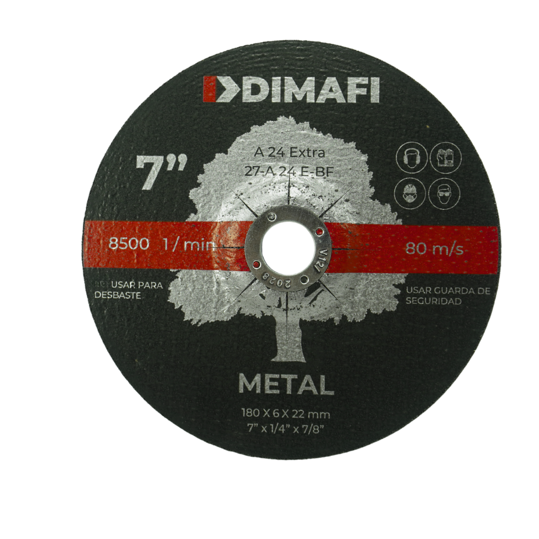 DISCO DE DESBASTE METAL (5 UDS)