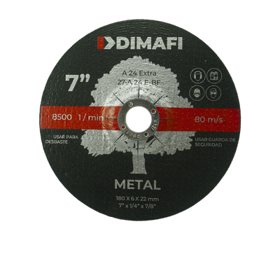 DISCO DE DESBASTE METAL (5 UDS)