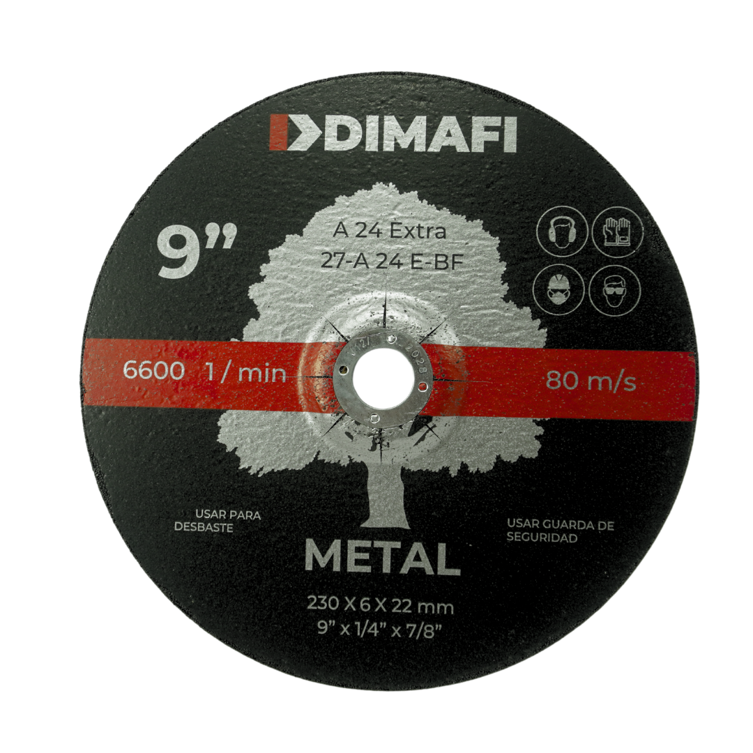DISCO DE DESBASTE METAL (5 UDS)