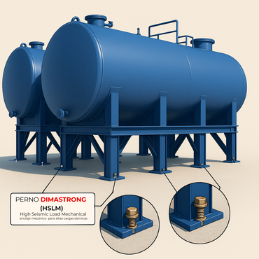 PERNO DE ANCLAJE DE EXPANSION CARGA PESADA DIMASTRONG HSLM