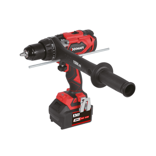 TALADRO ATORNILLADOR DE IMPACTO INALAMBRICO   BRUSHLESS 20V DB-TURBODRILL + 2 BATERÍAS 4Ah