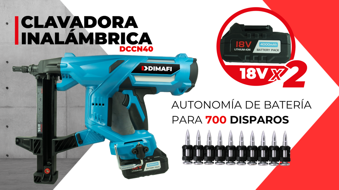 Nueva Clavadora 100% a batería.