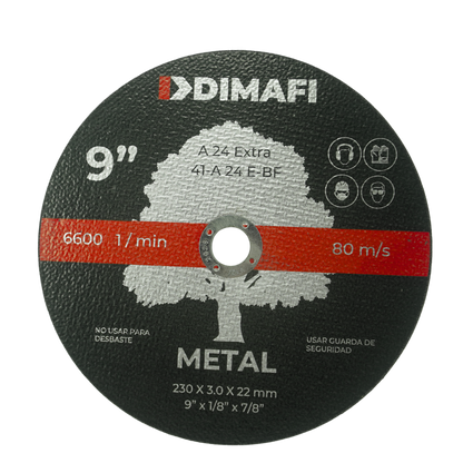 DISCO DE CORTE METAL
