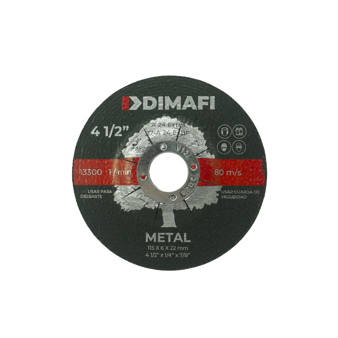 DISCO DE DESBASTE METAL (5 UDS)