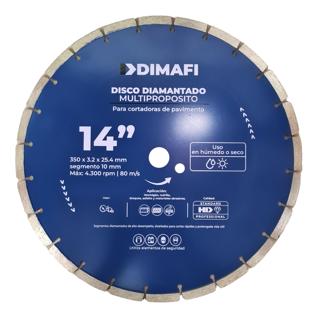 DISCO DE CORTE DIAMANTADO