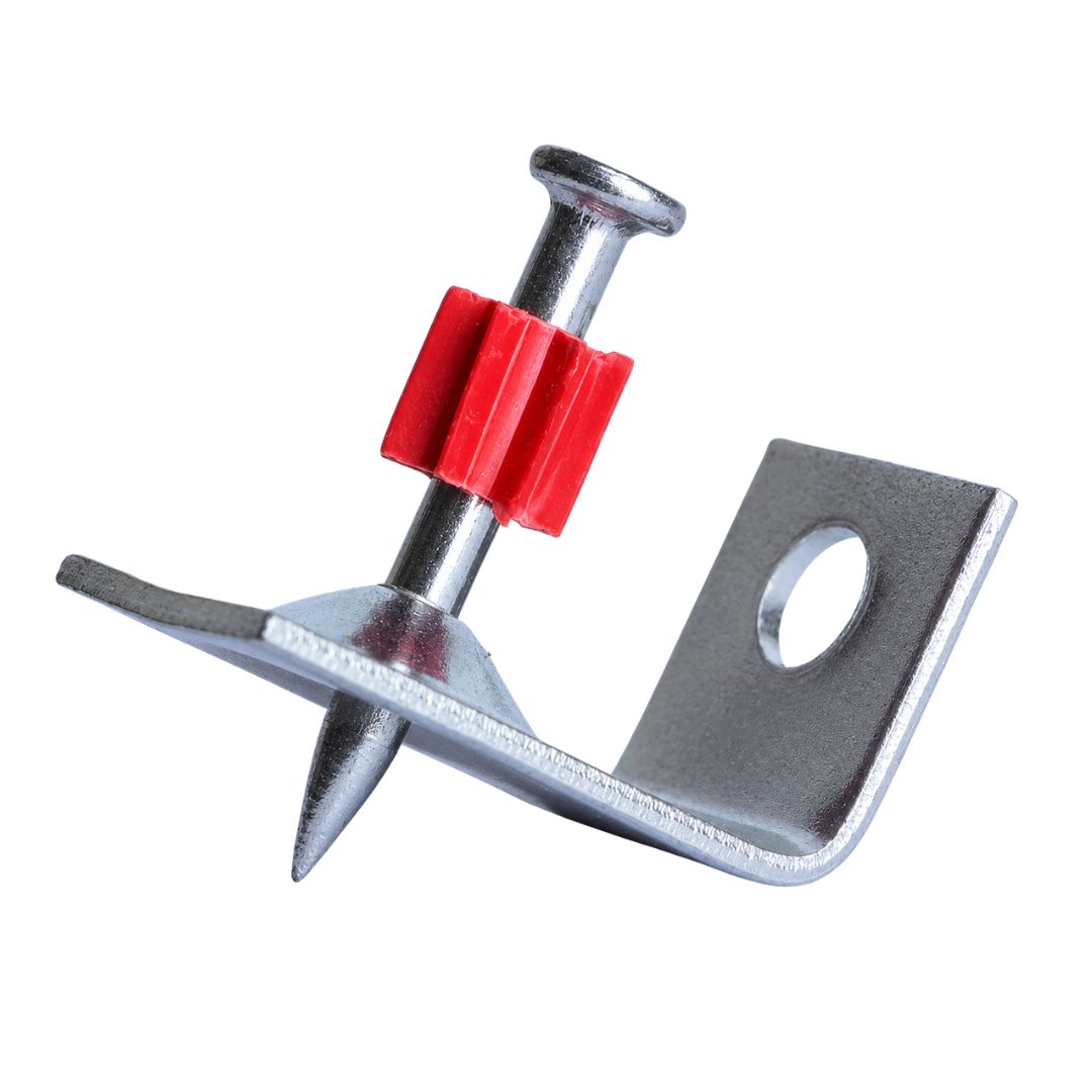 Clavo DIMACLIP 27 mm con Clip 8 mm DIMAFI para Fijación Directa en Concreto y Acero (100 uds)