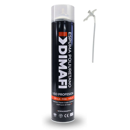 Espuma de Poliuretano Expansiva Profesional 750 ml DIMAFI – Sellado, Aislamiento y Relleno