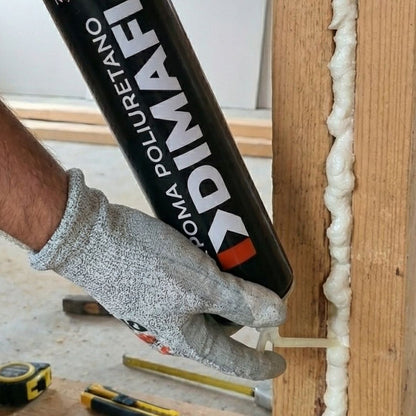 Espuma de Poliuretano Expansiva Profesional 750 ml DIMAFI – Sellado, Aislamiento y Relleno